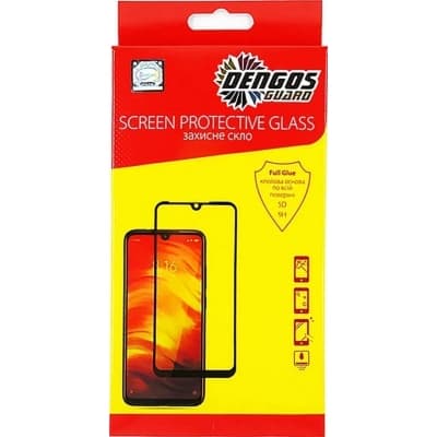 Скло захисне Dengos Full Glue OPPO A40 (black) (TGFG-376)