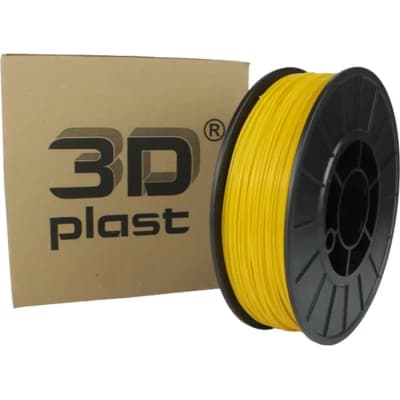 Пластик для 3D-принтера 3Dplast PETG 1.75мм, 3кг, yellow (3DPTG1753YLO)