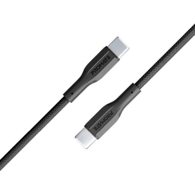 Дата кабель USB-C to USB-C 1.0m Promate (xcord-cc.black)