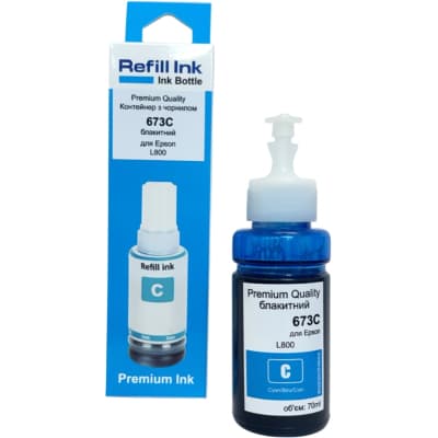 Чорнило Premium Quality Epson 673 70мл Cyan (70264896)