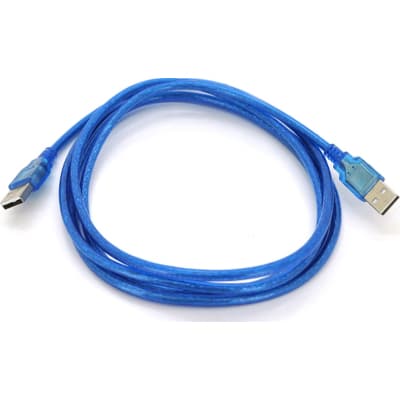 Дата кабель USB 2.0 AM/AM 1.5m ferrite blue Ritar (YT-AM/AM-1.5TBL)