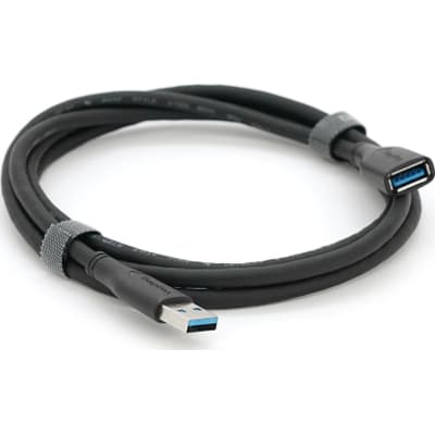 Дата кабель USB 3.0 AM/AF 1.5m black VEGGIEG (YT-3.0AM\AF-1.5BL)