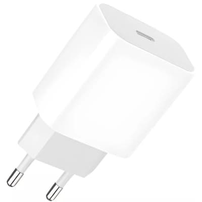 Зарядний пристрій Denmen USB-C PD20W 3.6A white (DM-DC06-WH)