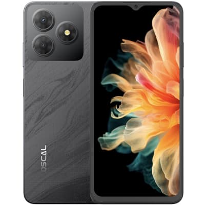 Мобільний телефон Oscal Flat 2 4/128GB Phantom Black