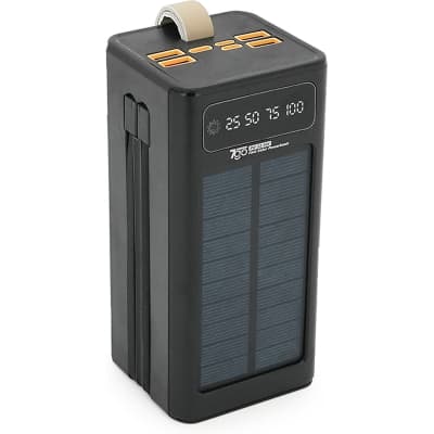 Батарея універсальна 7GO 50000mAh PD/22.5 Solar Black (GPW-01 / 45006)