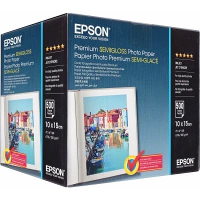 Фотопапір Epson 10х15 Premium Semigloss Photo (C13S042200)