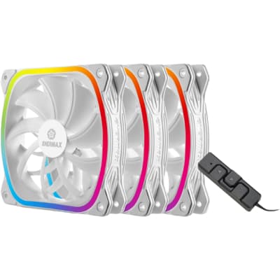 Кулер до корпусу Enermax SQUA RGB WHITE 3x 120 mm (3 PACK) (UCSQARGB12P-W-BP3)