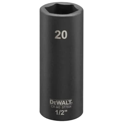 Торцева головка DeWALT IMPACT ударна довга, 1/2 х 20 мм (DT7554)