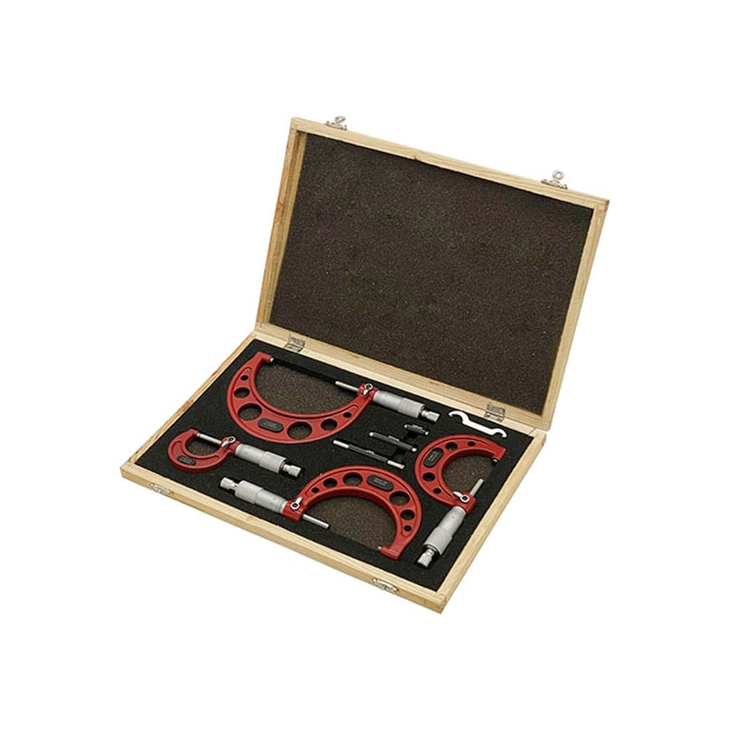 Мікрометр Protester набір механічних 0-100мм 4шт. (SMOM0100)