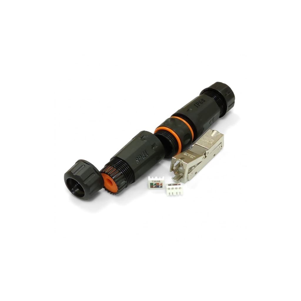 Конектор RJ45 водонепроникний IP68, cat.6A STP Eserver (WT-2611)