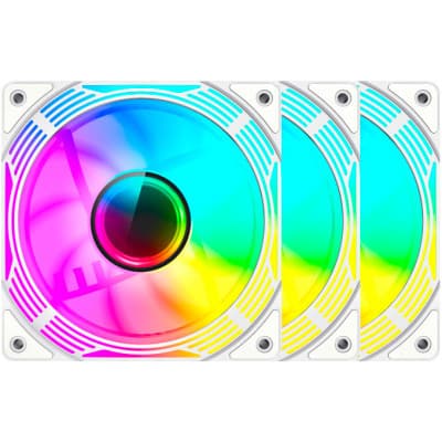 Кулер до корпусу Gamemax KF300R WH