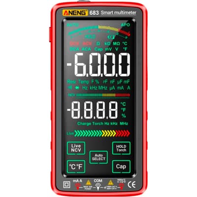 Цифровий мультиметр ANENG AN-683, V, A, R, C, T, F (AN-683)