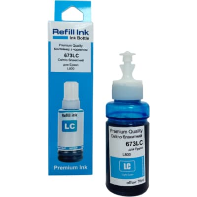 Чорнило Premium Quality Epson 673 70мл Light Cyan (70264897)
