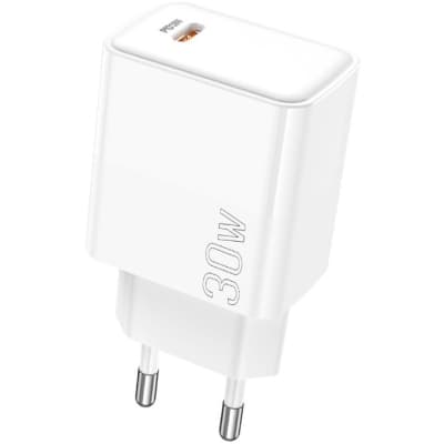 Зарядний пристрій BOROFONE BA77A Insightful USB-C PD30W White (6941991101274)