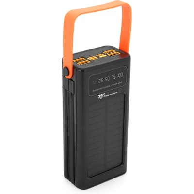 Батарея універсальна 7GO 30000mAh QC/3.0 Solar Black (GPW-03 / 44991)