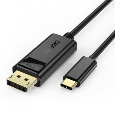 Кабель мультимедійний USB-C to DisplayPort M 1.8m 4K60Hz Choetech (XCP-1801BK)