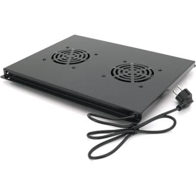 Вентиляторний модуль 2 вент. 19" 1U, для глибини 600мм Merlion (31230 / JG-06-2Fan)