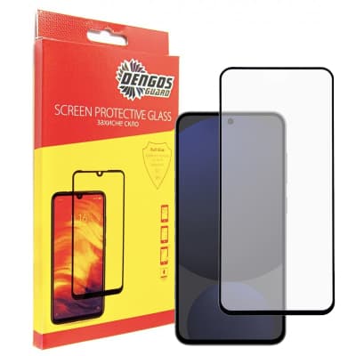 Скло захисне Dengos Full Glue Samsung Galaxy S24 FE (black) (TGFG-380)