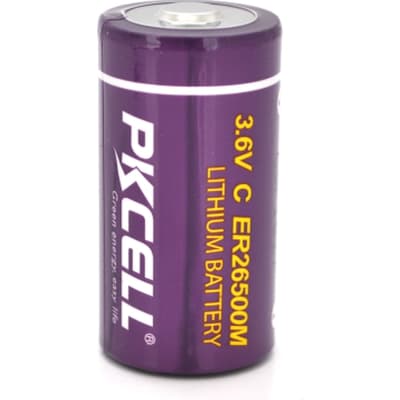 Батарейка ER26500M (size C), 3.6V 6500mah, Lithium, OEM PkCell (ER26500M)