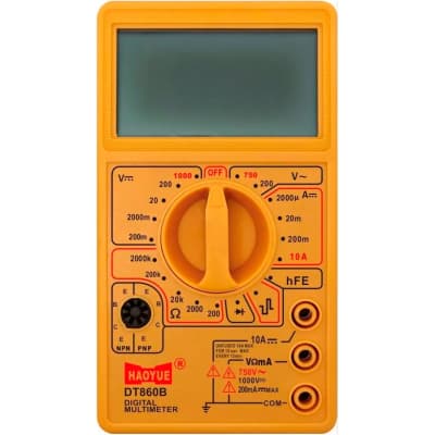 Цифровий мультиметр HAOYUE DT-860B, щупи, Box (HAOYUE DT-860B)