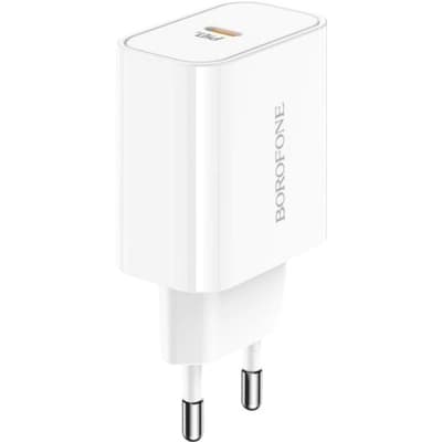 Зарядний пристрій BOROFONE BA57A USB-C PD20W white (6931474745538)