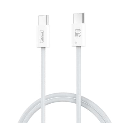 Дата кабель USB-C to USB-C 1.0m 60W white XO (CB-Q73CC)