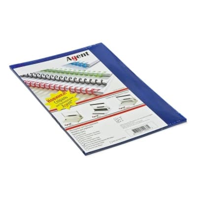 Обкладинка для палітурки Agent пласт.А4 180/200мк (25 шт.) сині (1510284)