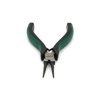 Плоскогубці Voltronic круглогубці, чорно-зелені ручки 125 х 28, Q100 (YT-RP125х28)