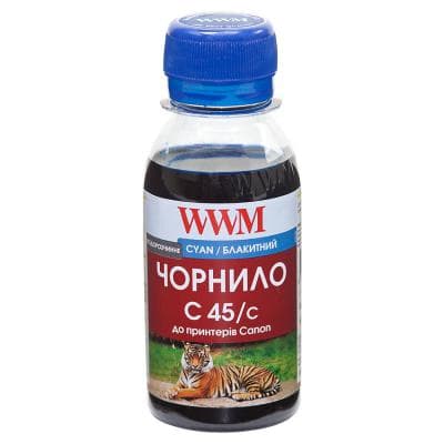 Чорнило WWM Canon CL-441/CL-446/CLI-451C 100г Cyan Water-soluble (C45/C-2)