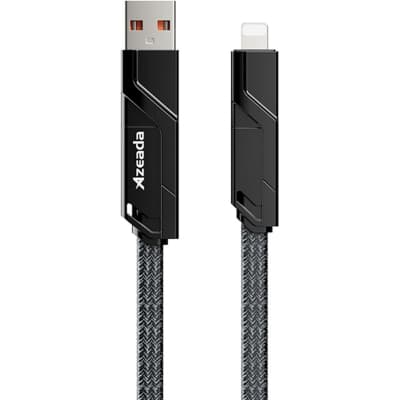 Дата кабель USB-C to USB-C + Lightning + USB-A 1.5m Black Proda (PD-B96th-BK)