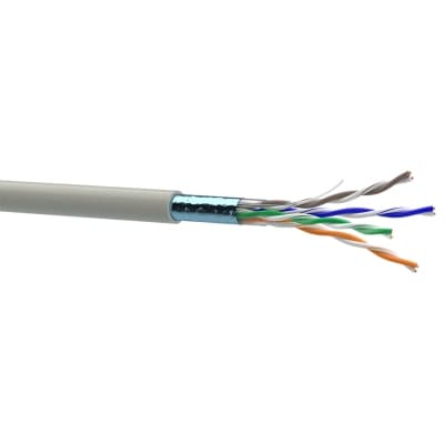 Кабель мережевий OK-Net FTP cat.5e, 305м (F/UTP-cat.5E-SL) (КПВЭ-ВП (100) 4*2*0,46)