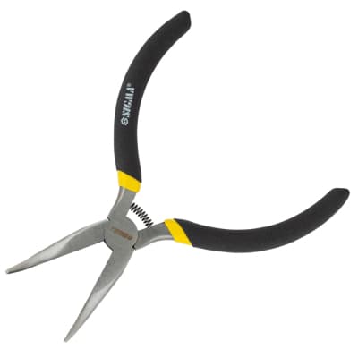 Плоскогубці Sigma довгогубці вигнуті 125мм гумові рукоятки Mini (4356311)