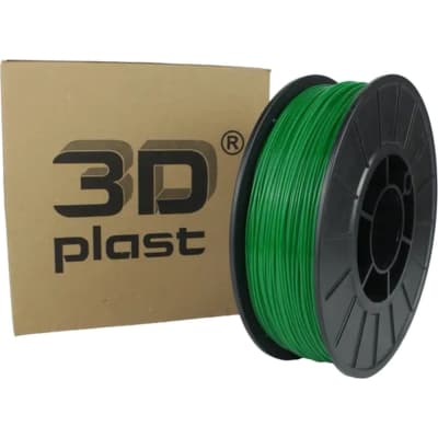 Пластик для 3D-принтера 3Dplast PETG 1.75мм, 3кг, green (3DPTG1753GRN)
