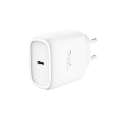 Зарядний пристрій Trust USB-C 45W GaN PD/PPS white (25522_TRUST)