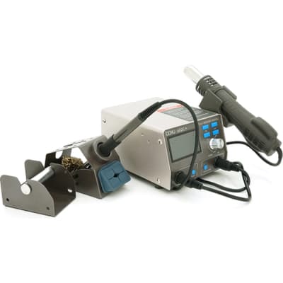 Паяльна станція Bakku BA-602C+ фен, паяльник, цифрова індикація, DC: 220V, 4A, 750W (BA-602C+)