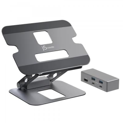 Порт-реплікатор J5create Dock-Station USB-C 6-in-1 (HDMI/PD/USB-A/USB-C) (JTS327-N)