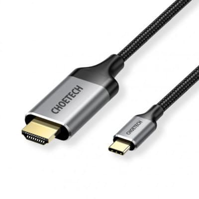 Кабель мультимедійний USB-C to HDMI M 1.8m 4K60Hz Choetech (CH0021-BK)