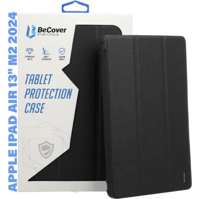 Чохол до планшета BeCover Tri Fold Hard Apple iPad Air 13" M2/M3 (2024/2025) Black (711471)