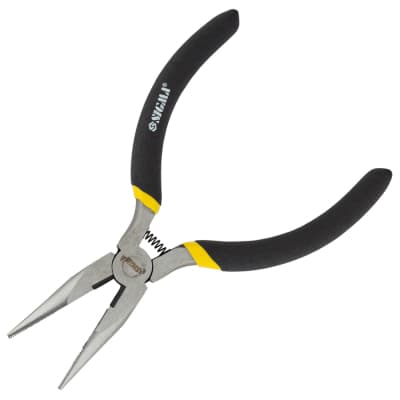 Плоскогубці Sigma довгогубці прямі 125мм гумові рукоятки Mini (4357311)