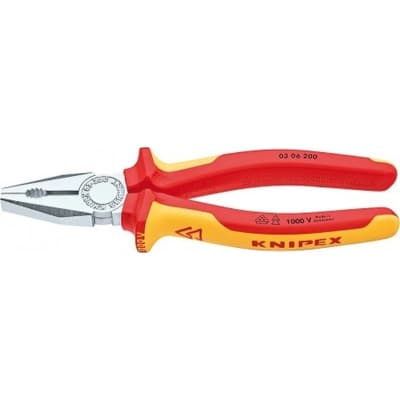 Плоскогубці KNIPEX комбіновані VDE 03 06 200 (03 06 200)