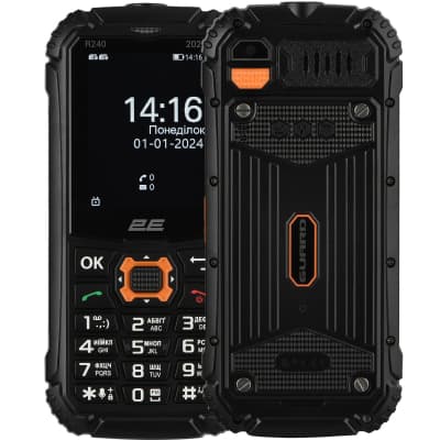 Мобільний телефон 2E R240 2025 Black (694743657623)