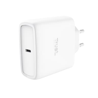 Зарядний пристрій Trust USB-C 65W GaN PD/PPS white (25524_TRUST)