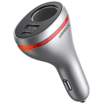 Зарядний пристрій Ugreen USBC PD20W + USB QC3.0 silver (60712)