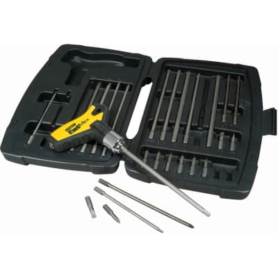 Набір викруток Stanley FatMax з Т- рукояткою з храповим механізмом та набором біт, 27 шт (0-79-153)