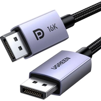Кабель мультимедійний DisplayPort M to DisplayPort M 3.0m 16K DP118 black Ugreen (25862)