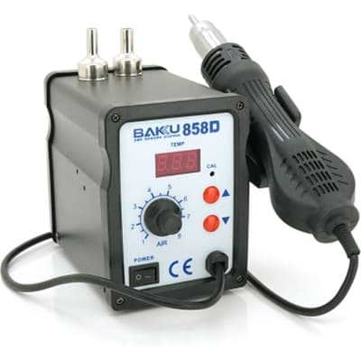 Паяльна станція Bakku BK-858D цифрова індикація, фен (138*100*150) 1,85 кг (BK-858D)