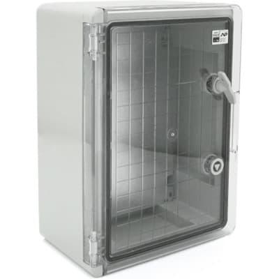 Шафа настінна ADAL PANO 350х250х150, з прозор. дверцятами, IP65, Бокс ударостійкий, ABS пластик (144864)