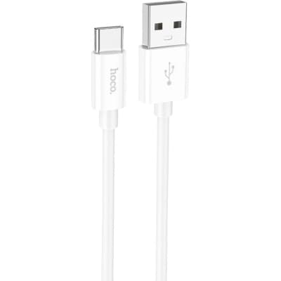 Дата кабель USB 2.0 AM to USB-C 1.0m Magic silicone X87 white HOCO (6931474783240)