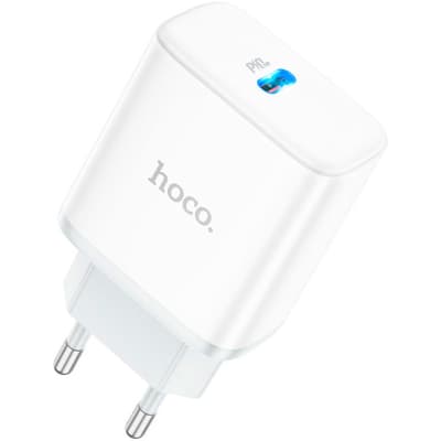Зарядний пристрій HOCO C104A Stage USB-C PD20W White (6931474782892)