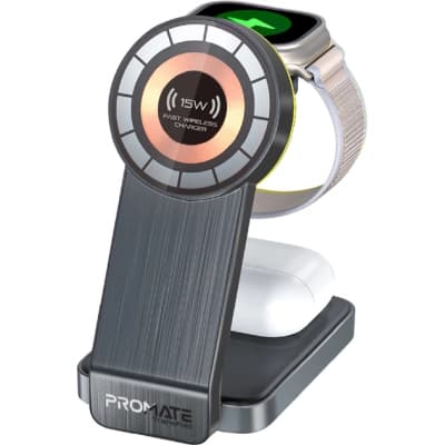 Зарядний пристрій Promate wireless charger transfold (transfold)